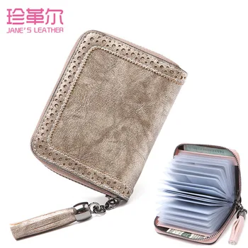 Hollow Tassel Elegant Women's Female 24 Bits Business Card Holder Case Wallet Credit ID Cards Femme Driver License Document Bag
Hollow Tassel Elegant Women's Female 24 Bits Business Card Holder Case Wallet Credit ID Cards Femme Driver License Document Bag