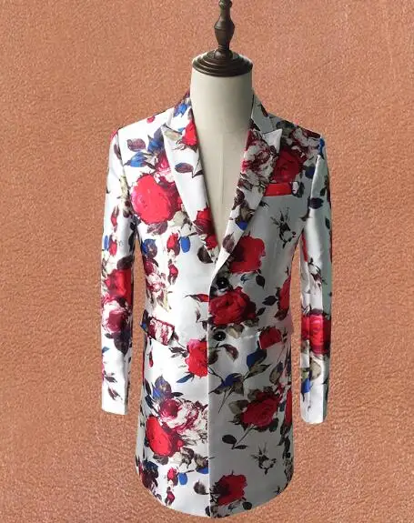 new mens slim long flower jacket/party/stage performance/club stuido/can customs size/other patterns available pls contact
new mens slim long flower jacket/party/stage performance/club stuido/can customs size/other patterns available pls contact