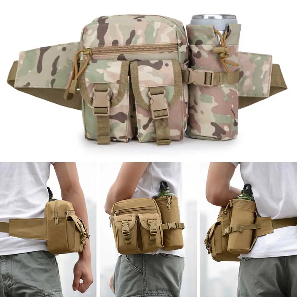 Military Tactical Molle Pouch Belt Waist Bag Water Bottle Kettle Holder Multi Function Hunting Bags For Camping Hiking Travel
Military Tactical Molle Pouch Belt Waist Bag Water Bottle Kettle Holder Multi Function Hunting Bags For Camping Hiking Travel