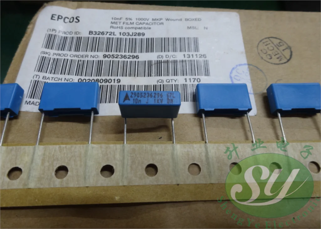 2019 горячая распродажа 20 шт./50 шт. EPCOS MKP 0,01 мкФ/1000v 10nf 103 новый пленочный конденсатор 15 мм B32672L103J Бесплатная доставка
2019 горячая распродажа 20 шт./50 шт. EPCOS MKP 0,01 мкФ/1000v 10nf 103 новый пленочный конденсатор 15 мм B32672L103J Бесплатная доставка