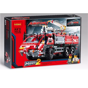 Decool Compatible Legoing Technic 911 city 3371 1110pcs Airport rescue vehicle Fire car firefighter Building Blocks Bricks 42068
Decool Compatible Legoing Technic 911 city 3371 1110pcs Airport rescue vehicle Fire car firefighter Building Blocks Bricks 42068