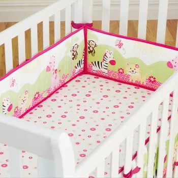 Cartoon Breathable Cotton Baby Crib Bumper Bnfant Bedding Baby Safe Protection for Baby Bedding Sets Bumper Lion flowers 4Pcs
Cartoon Breathable Cotton Baby Crib Bumper Bnfant Bedding Baby Safe Protection for Baby Bedding Sets Bumper Lion flowers 4Pcs