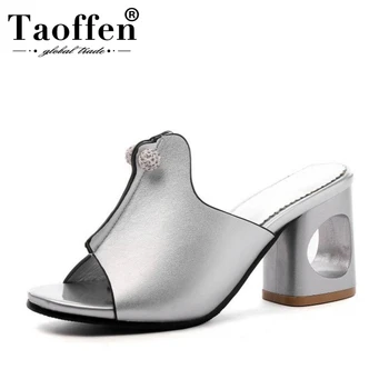 TAOFFEN Size 32-48 Women High Heel Sandals Open Toe Slip On Thick Heel Beads Ladies Summer Shoes Fashion Sandals Holidays Shoes
TAOFFEN Size 32-48 Women High Heel Sandals Open Toe Slip On Thick Heel Beads Ladies Summer Shoes Fashion Sandals Holidays Shoes