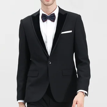 Black Slim fit Men Suits for Wedding Groom Wear Peaked Lapel 2 Piece Gentleman Boyfriend Man Suit ( Jacket + Pants )
Black Slim fit Men Suits for Wedding Groom Wear Peaked Lapel 2 Piece Gentleman Boyfriend Man Suit ( Jacket + Pants )