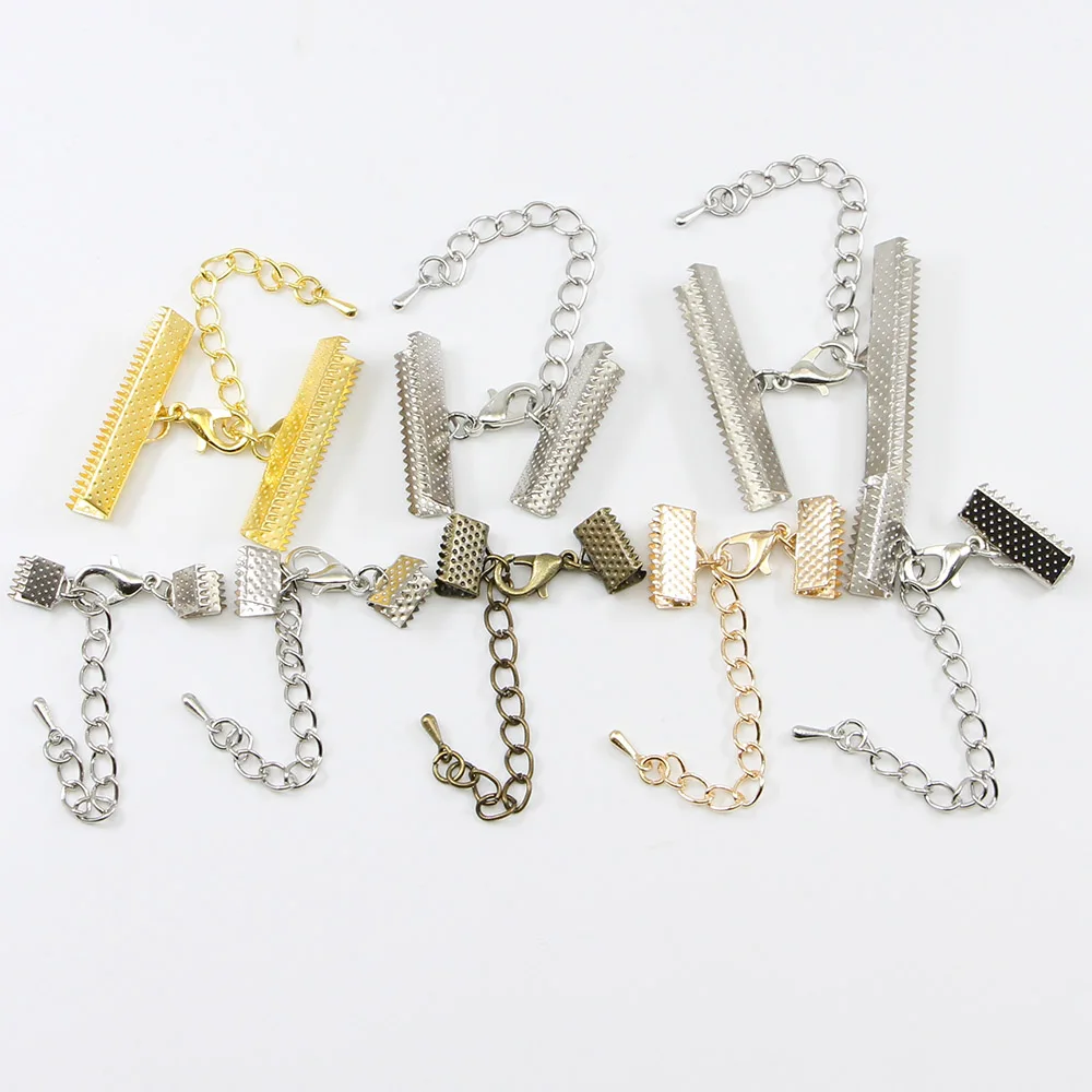10pcs/lot Ribbon Leather Cord End Fastener Clasps String Clip Chain Lobster Clasps Connector For Jewelry Making Finding Supplies
10pcs/lot Ribbon Leather Cord End Fastener Clasps String Clip Chain Lobster Clasps Connector For Jewelry Making Finding Supplies