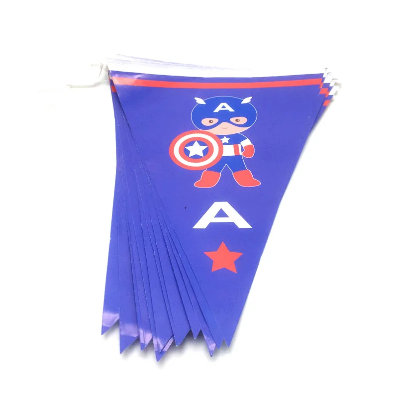 Marvel Captain America Theme Flags Boy Birthday Party Baby Shower Flags Wedding Decoration Supply 1Set Including 12pcs pennants
Marvel Captain America Theme Flags Boy Birthday Party Baby Shower Flags Wedding Decoration Supply 1Set Including 12pcs pennants