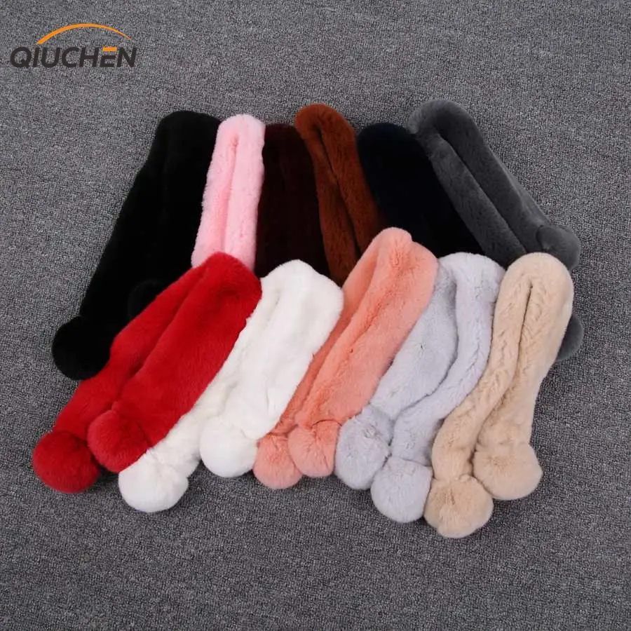 QIUCHEN PJ1857 2018 New arrival high quality real rex rabbit fur scarf fashion girls scarf
QIUCHEN PJ1857 2018 New arrival high quality real rex rabbit fur scarf fashion girls scarf