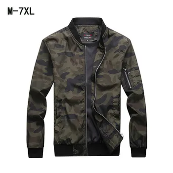 M-7XL Casual Camouflage Men Jacket New Autumn Baseball Coat Male Windbreaker High Quality Standing collar Outwear Plus Size
M-7XL Casual Camouflage Men Jacket New Autumn Baseball Coat Male Windbreaker High Quality Standing collar Outwear Plus Size