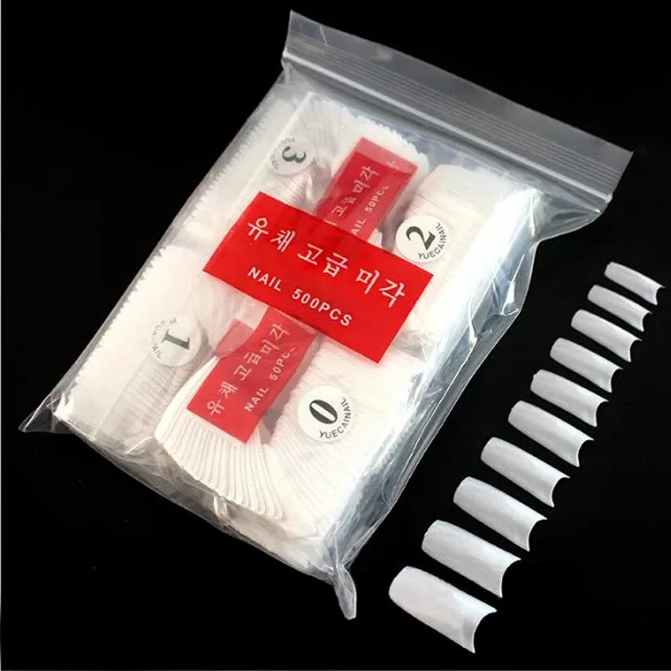 500PCS 10 Sizes White/ Clear /Natural False French Style Acrylic UV Gel Nail Tips
500PCS 10 Sizes White/ Clear /Natural False French Style Acrylic UV Gel Nail Tips