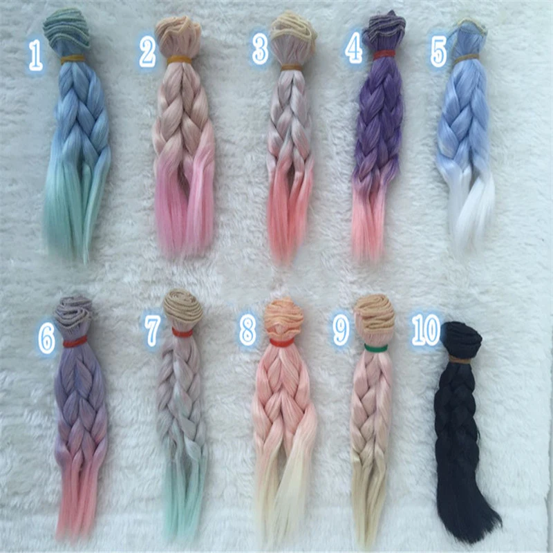 1pcs 15cm&25cm*100CM Doll Wigs/hair Braid Hairstyle for 1/3 1/4 1/6 BJD/SD Doll DIY Wigs
1pcs 15cm&25cm*100CM Doll Wigs/hair Braid Hairstyle for 1/3 1/4 1/6 BJD/SD Doll DIY Wigs