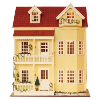 XXXG DIY, a large wooden hut fight house Handmade model villa three years birthday fairy tale
XXXG DIY, a large wooden hut fight house Handmade model villa three years birthday fairy tale