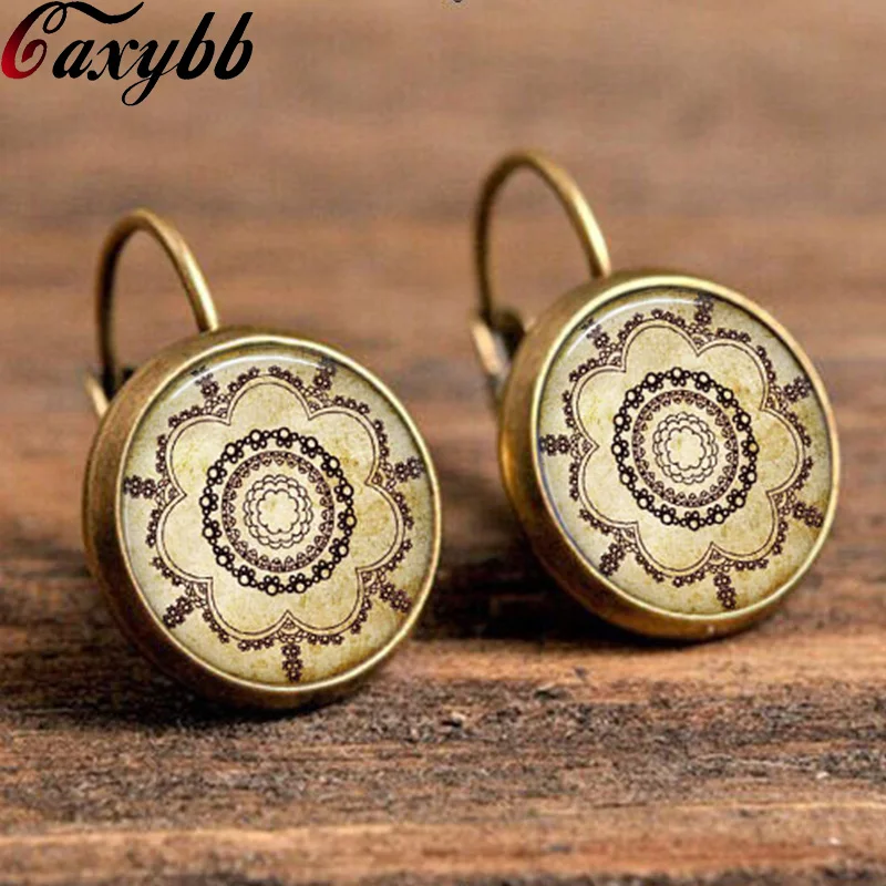 fashion glass cabochon handmade earrings vintage henna yoga tattoo colares femme earring jewelry mandala flower earrings c-e256
fashion glass cabochon handmade earrings vintage henna yoga tattoo colares femme earring jewelry mandala flower earrings c-e256