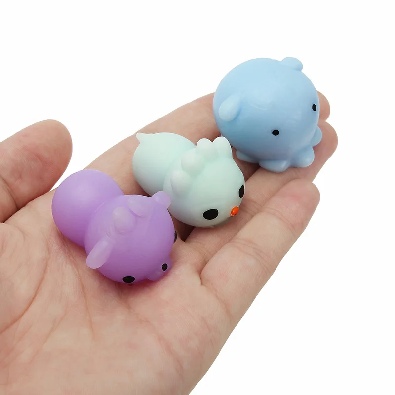 New 16 Pcs Mini Cute Mochi Animals 17