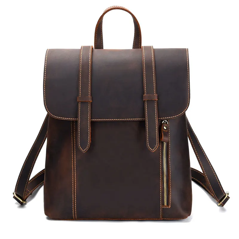 Vintage Women Genuine Leather Backpack Men's Cowhide Leather Backpacks Bag Large School Bag Laptop Bag
Vintage Women Genuine Leather Backpack Men's Cowhide Leather Backpacks Bag Large School Bag Laptop Bag