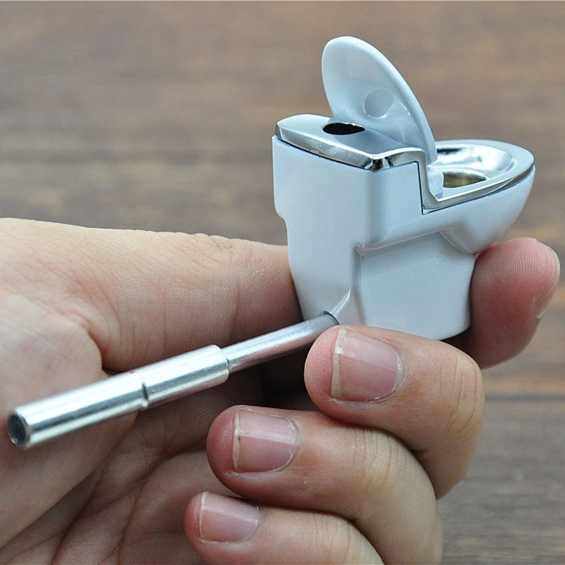 Toilet Model Metal Pipe Tobacco Pipes Weed/Tobacco/Smoking Pipes Gift Mill Smoke Narguile Weed Grinder Accessories
Toilet Model Metal Pipe Tobacco Pipes Weed/Tobacco/Smoking Pipes Gift Mill Smoke Narguile Weed Grinder Accessories