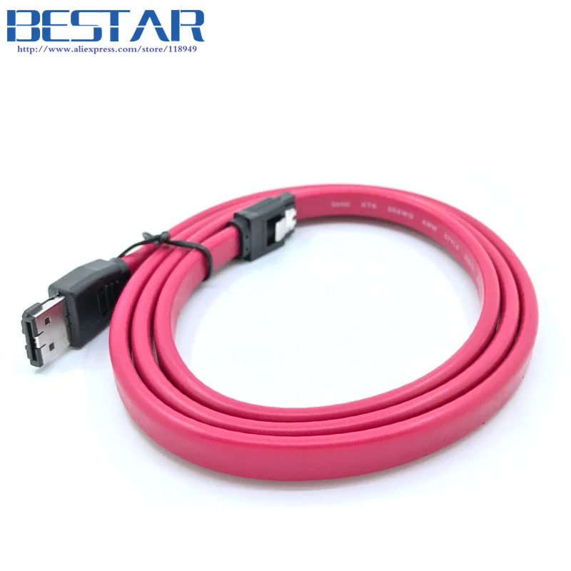 3Gbps Black & Red eSATA II to SATA 7-pin 7pin 7-p Shielded internal External Hard Disk Cable 0.5m 1m 50cm 100cm 1.5ft 3ft
3Gbps Black & Red eSATA II to SATA 7-pin 7pin 7-p Shielded internal External Hard Disk Cable 0.5m 1m 50cm 100cm 1.5ft 3ft