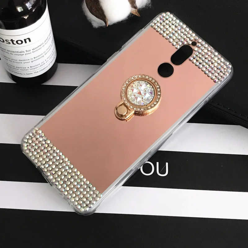 Diamond Bling Soft Mirror Finger Ring Case for Huawei nova 2S 2i 3E 2 plus Mate 7 8 9 10 lite P Smart Y9 Y5 2018 Case Shell
Diamond Bling Soft Mirror Finger Ring Case for Huawei nova 2S 2i 3E 2 plus Mate 7 8 9 10 lite P Smart Y9 Y5 2018 Case Shell
