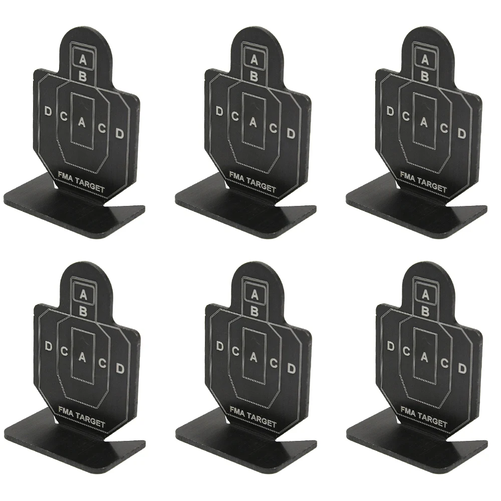 6Pcs Shooting Target Airsoft Metal Shooting Target Set Arrow Shooting Practice Board Small Person Shape Black Target
6Pcs Shooting Target Airsoft Metal Shooting Target Set Arrow Shooting Practice Board Small Person Shape Black Target