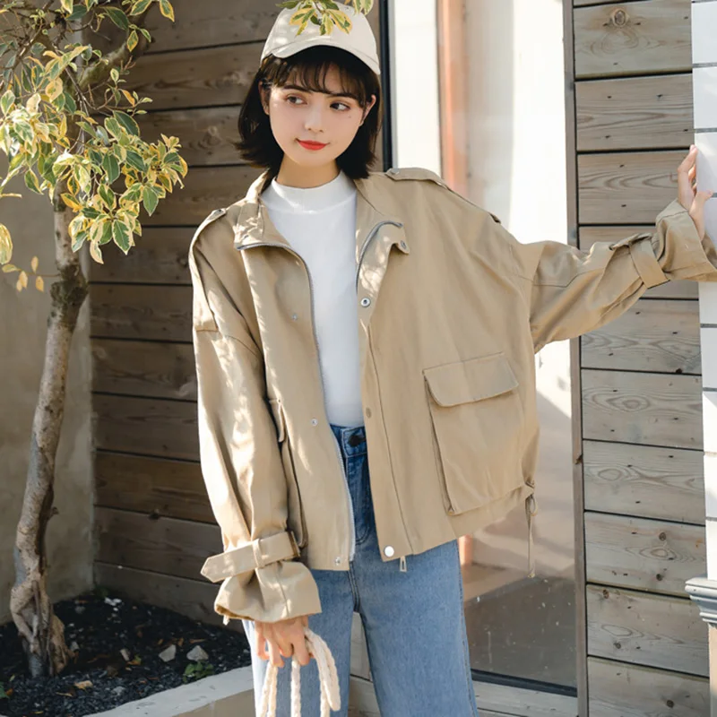 New Spring Windbreaker Women Loose Short Jacket Coat Female Windbreaker Waterproof Sun-protection Outwear L28
New Spring Windbreaker Women Loose Short Jacket Coat Female Windbreaker Waterproof Sun-protection Outwear L28