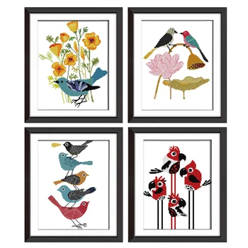 The birds on the lotus,Stacked birds,Abstract painting (parrot) Pattern Counted Printed on Canvas DMC Chinese Cross Stitch kit
The birds on the lotus,Stacked birds,Abstract painting (parrot) Pattern Counted Printed on Canvas DMC Chinese Cross Stitch kit