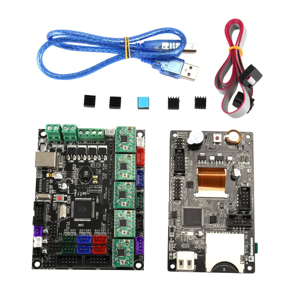 For MKS GEN L MKS TFT32 LCD Minipanel Touching Display 3D Print Kits with A4988 Driver JLRJ88 
For MKS GEN L MKS TFT32 LCD Minipanel Touching Display 3D Print Kits with A4988 Driver JLRJ88