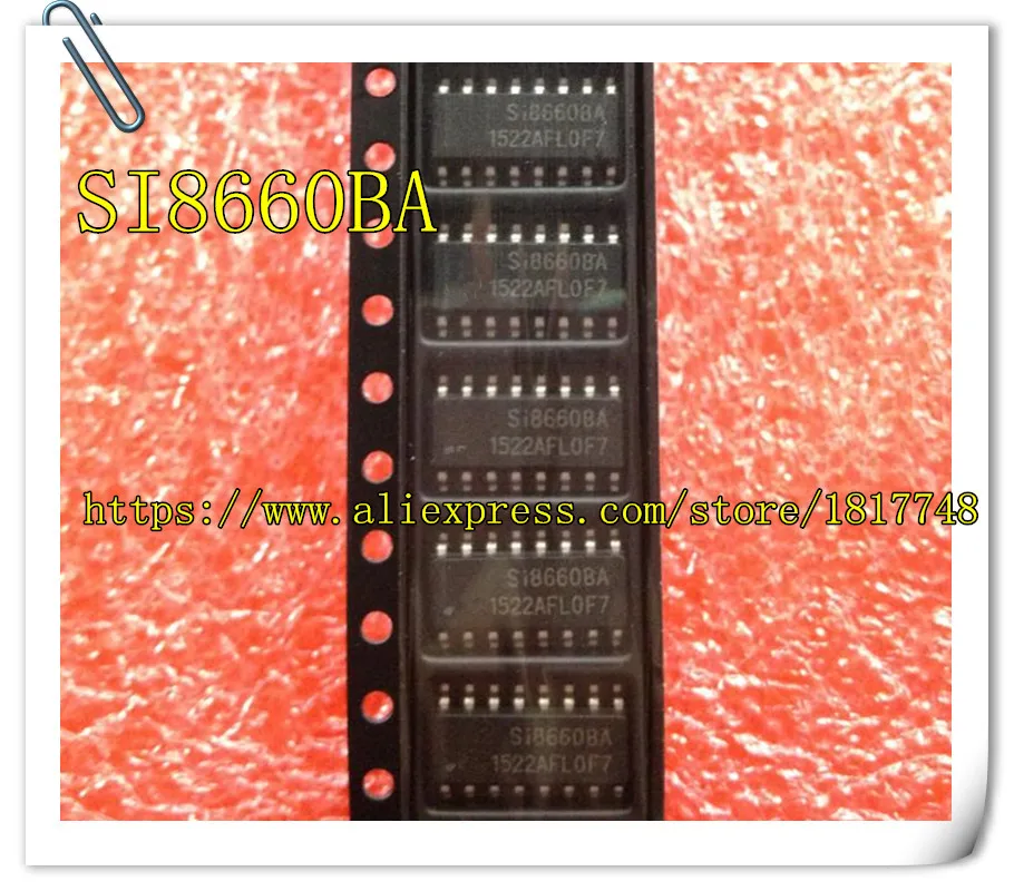 10 шт./лот SI8660BA-B-IS1 SI8660BA SI8660 SOP-16 низкомощный Шестиканальный Цифровой изолятор |
