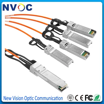 40G QSFP+ to 4*SFP+ 5M(15ft) OM2 Active Optical Cable,40G QSFP+ to 4x10G SFP+ Breakout Active Optical Cable
40G QSFP+ to 4*SFP+ 5M(15ft) OM2 Active Optical Cable,40G QSFP+ to 4x10G SFP+ Breakout Active Optical Cable