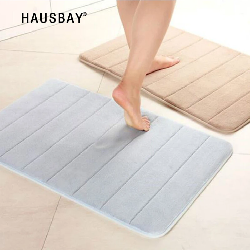 Bath Mat 40x60cm 50x80 cm Bathroom Bedroom Non-slip Mats Memory Foam Rug Shower Carpet free shipping 0903
Bath Mat 40x60cm 50x80 cm Bathroom Bedroom Non-slip Mats Memory Foam Rug Shower Carpet free shipping 0903