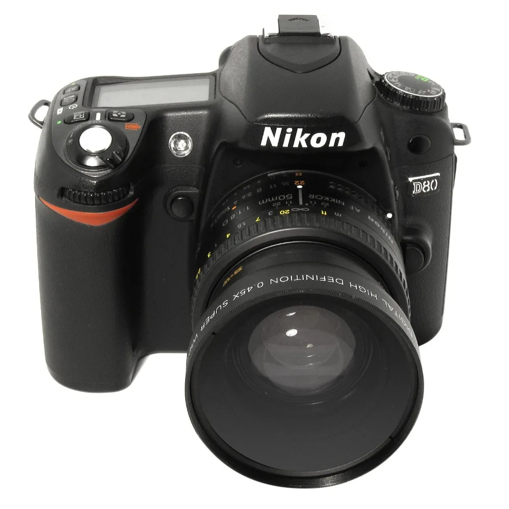 52MM 0.45x Wide Angle Lens + Macro Lens for Cannon D5000 D5100 D3100 D7000 D3200 D80 D90 D3200 18-55MM Camera Lens
52MM 0.45x Wide Angle Lens + Macro Lens for Cannon D5000 D5100 D3100 D7000 D3200 D80 D90 D3200 18-55MM Camera Lens