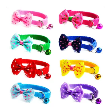 Bell Adjustable Cute Fashion Candy Color Kitten Puppy Collar Bowknot Necktie Bow Tie Likesome Dog Cat Pet 1pc New Nylon
Bell Adjustable Cute Fashion Candy Color Kitten Puppy Collar Bowknot Necktie Bow Tie Likesome Dog Cat Pet 1pc New Nylon
