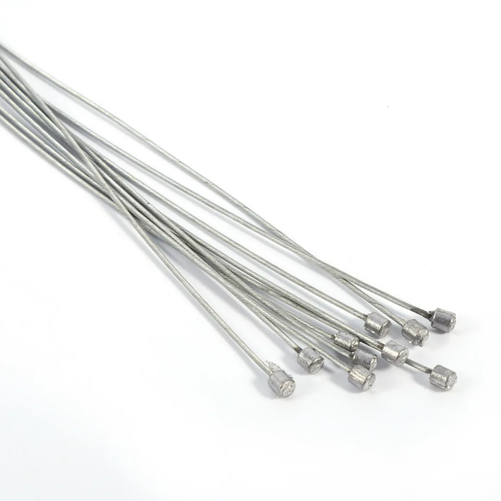 10pcs 2M derailleur cables Mountain Bike Derailleur cable Stainless Wire Bicycle Front And Rear Brake Inner Line Bike Accessorie
10pcs 2M derailleur cables Mountain Bike Derailleur cable Stainless Wire Bicycle Front And Rear Brake Inner Line Bike Accessorie