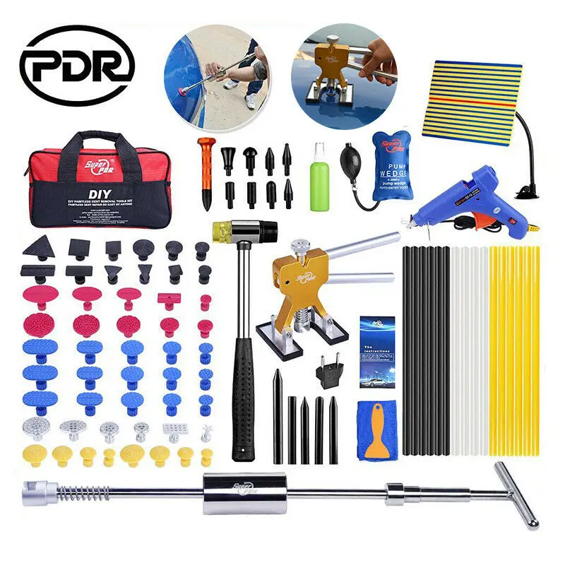 PDR Glue Gun Glue Sticks Pulling Bridge Rubber Hammer Slide Hammer Shovel Dent Removal Tools KitPDR Dent lifter
PDR Glue Gun Glue Sticks Pulling Bridge Rubber Hammer Slide Hammer Shovel Dent Removal Tools KitPDR Dent lifter