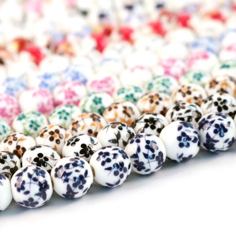 Wholesale 20pcs/lot Printed Picture Ceramic Beads 8mm and 10mm Small Round Porcelain Beads Chinese Classic Style Popular Jewelry
Wholesale 20pcs/lot Printed Picture Ceramic Beads 8mm and 10mm Small Round Porcelain Beads Chinese Classic Style Popular Jewelry