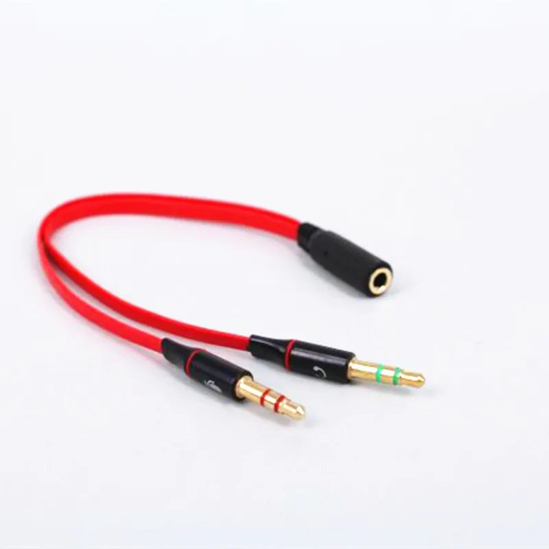 High quality 3.5mm Mini Jack 1 Female to 2 Male (Headset + Mic) Y Splitter Earphone computer Audio Cable
High quality 3.5mm Mini Jack 1 Female to 2 Male (Headset + Mic) Y Splitter Earphone computer Audio Cable