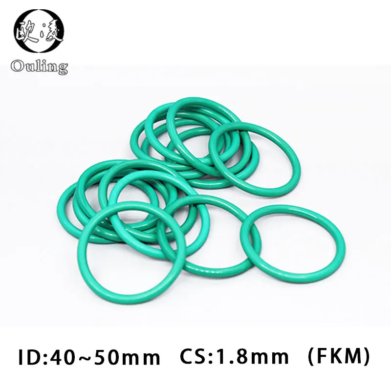 Уплотнительное кольцо из фторкаучука, 5 шт./лот, зеленое, FKM, CS1.8mm ID40/41,2/43,7/45/46/2/47/2/48/мм
Уплотнительное кольцо из фторкаучука, 5 шт./лот, зеленое, FKM, CS1.8mm ID40/41,2/43,7/45/46/2/47/2/48/мм