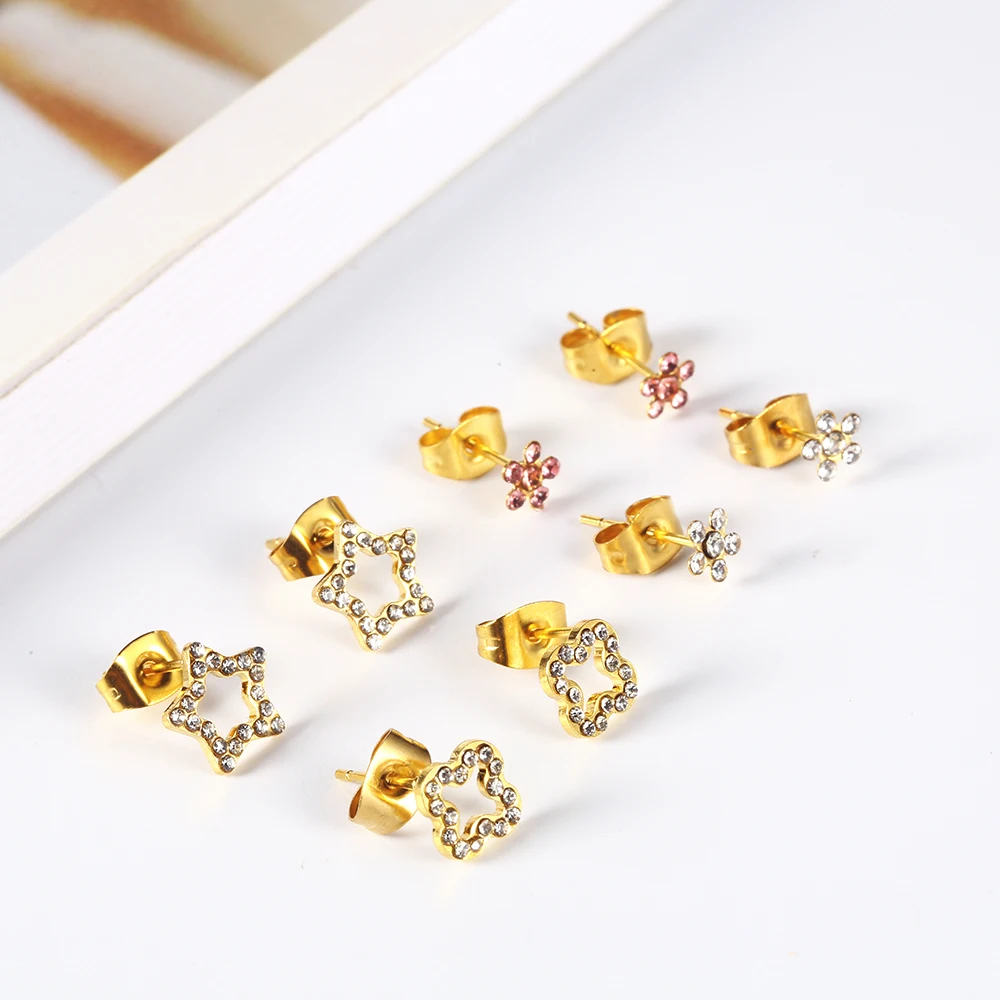 OUFEI Stainless steel Jewelry Woman Vogue 2019 Charm Stud Earrings for Women Fashion Jewelry Accessories Wholesale lots bulk
OUFEI Stainless steel Jewelry Woman Vogue 2019 Charm Stud Earrings for Women Fashion Jewelry Accessories Wholesale lots bulk