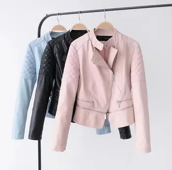 High-quality jacket 2018 New female Europe and the United States stand-collar jacket short PU leather motorcycle leather
High-quality jacket 2018 New female Europe and the United States stand-collar jacket short PU leather motorcycle leather