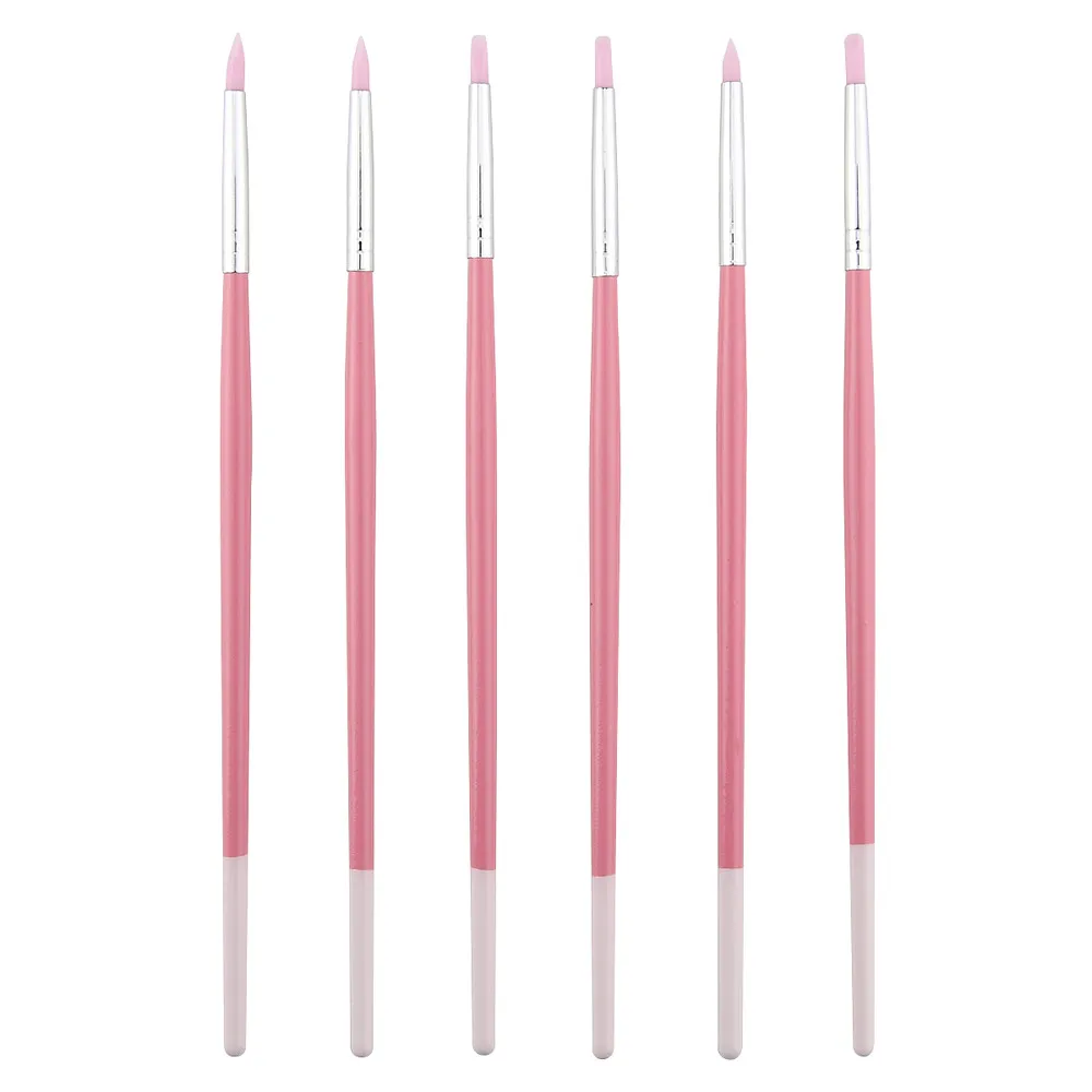 6 Pcs Nail Art Pen Brushes Soft Silicone Carving Craft Supplies Pottery Tool Nail Art Decoration Nail Polish Tips
6 Pcs Nail Art Pen Brushes Soft Silicone Carving Craft Supplies Pottery Tool Nail Art Decoration Nail Polish Tips