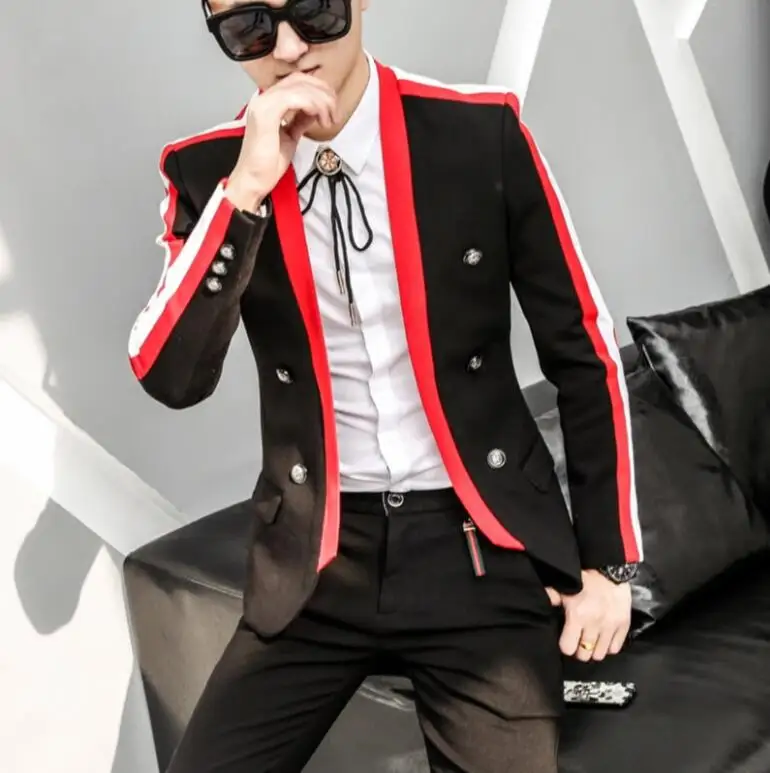 2019 Men's Korean style suit jacket star of the same style casual suit men's dress small suit tide
2019 Men's Korean style suit jacket star of the same style casual suit men's dress small suit tide