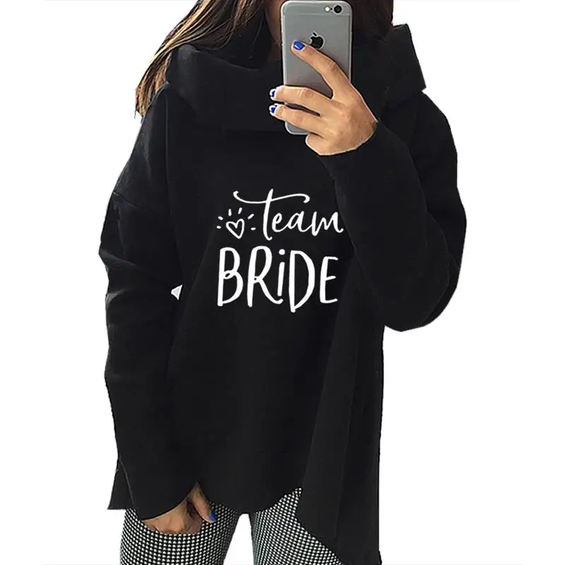 2018 New Fashion Team BRIDE Print Hoodies Tops Sweatshirts Girls Clothings Casual Loog Sleeve Printings Cotton Pullovers Female 
2018 New Fashion Team BRIDE Print Hoodies Tops Sweatshirts Girls Clothings Casual Loog Sleeve Printings Cotton Pullovers Female