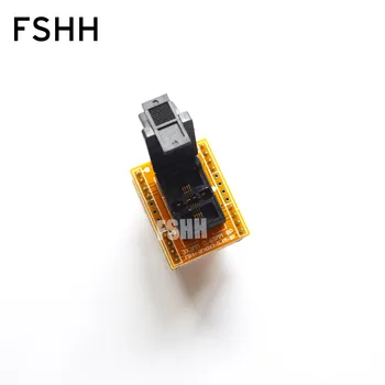 DFN8 WSON8 MLF8 socket QFN8 to DIP8 Programmer adapter DFN8 WSON8 MLF8 socket Pitch=0.65mm Size=3mmX3mm
DFN8 WSON8 MLF8 socket QFN8 to DIP8 Programmer adapter DFN8 WSON8 MLF8 socket Pitch=0.65mm Size=3mmX3mm