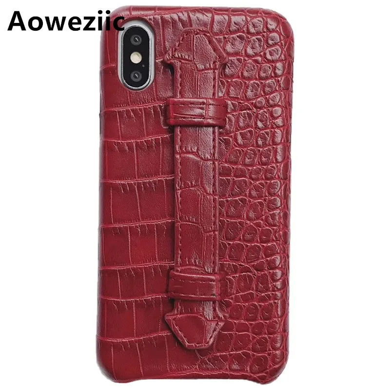 Aoweziic 2019 new fashion tide brand crocodile pattern for iPhone xs max xr phone case 6s wrist band bracket 7 8 plus shell
Aoweziic 2019 new fashion tide brand crocodile pattern for iPhone xs max xr phone case 6s wrist band bracket 7 8 plus shell
