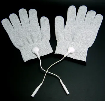 1 Pair Conductive Fiber Electrode Gloves Massage TENS Gloves With 2.0mm Short Cable Use For TENS/EMS Machines
1 Pair Conductive Fiber Electrode Gloves Massage TENS Gloves With 2.0mm Short Cable Use For TENS/EMS Machines