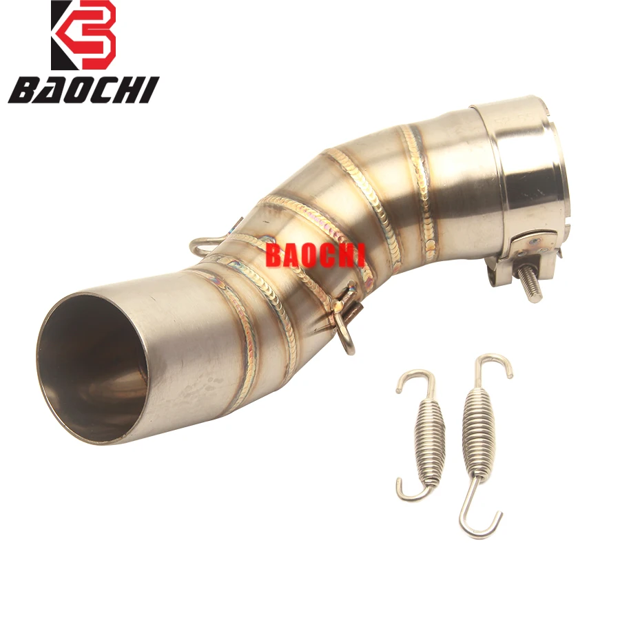 Motorcycle Exhaust Connect Pipe Steel Ship on Middle Tube Adapter Link Pipe Escape for Kawasaki Z900 Z 900 Exhaust 2017 2018
Motorcycle Exhaust Connect Pipe Steel Ship on Middle Tube Adapter Link Pipe Escape for Kawasaki Z900 Z 900 Exhaust 2017 2018