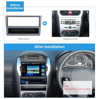 Harfey Car Radio 1 Din Frame Fascia for OPEL Agila Astra (G) Meriva Signum Tigra Auto Stereo Dashboard Panel Silver Grey Plate
Harfey Car Radio 1 Din Frame Fascia for OPEL Agila Astra (G) Meriva Signum Tigra Auto Stereo Dashboard Panel Silver Grey Plate