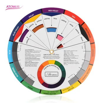 Professional Tattoo Nail Pigment 12 Color Wheel Paper Card Three-tier Design Mix Guide Round The Central Circle Rotates
Professional Tattoo Nail Pigment 12 Color Wheel Paper Card Three-tier Design Mix Guide Round The Central Circle Rotates