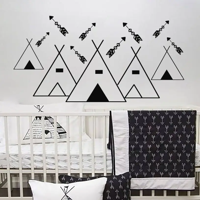 Tribal Mountains Vinyl Wall Sticker Woodland Arrows Wall Decal Nursery Kids Room Decor Tribal Pattern Mountain Wall Mural AY1241
Tribal Mountains Vinyl Wall Sticker Woodland Arrows Wall Decal Nursery Kids Room Decor Tribal Pattern Mountain Wall Mural AY1241