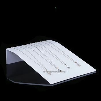 Superior 5mm Thick White Horizontal Necklace Display Rack Multi Necklace Holder Jewelry Showing Stand Showcase Props
Superior 5mm Thick White Horizontal Necklace Display Rack Multi Necklace Holder Jewelry Showing Stand Showcase Props