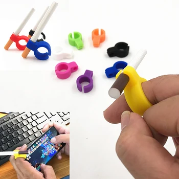Random Holder Hand Rack Finger Silicone Ring 8mm Regular Smoking Smoker Creative Fashion 1pc New Novelty
Random Holder Hand Rack Finger Silicone Ring 8mm Regular Smoking Smoker Creative Fashion 1pc New Novelty