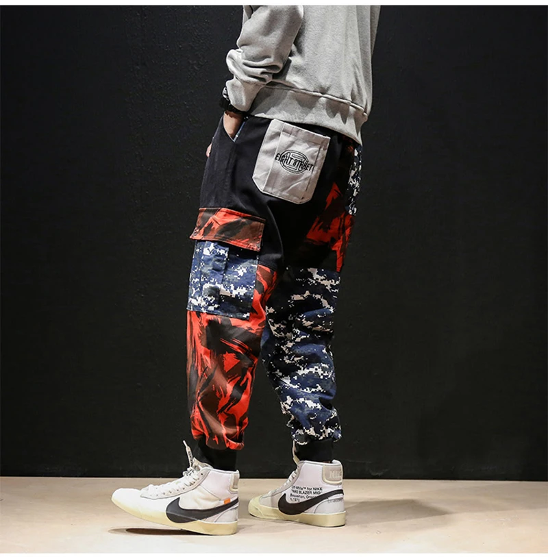 Camo Pants Man Hip Hop Ankle (13)